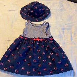Just one you by Carter’s toddler dress. Stripes and flamingos. 18 month(girl)